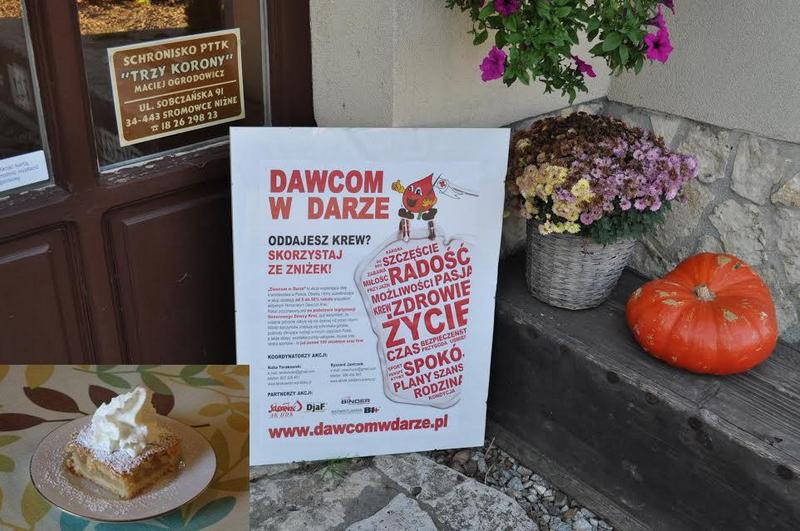 Schronisko PTTK Trzy Korony i Akcja Dawcom w Darze